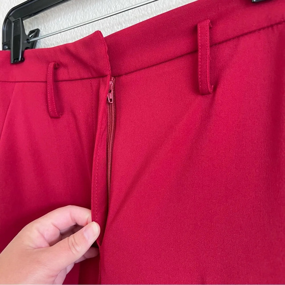 Patrizia Pepe Essential Crepe Pant Martian Red Size 40 - Picture 5 of 15